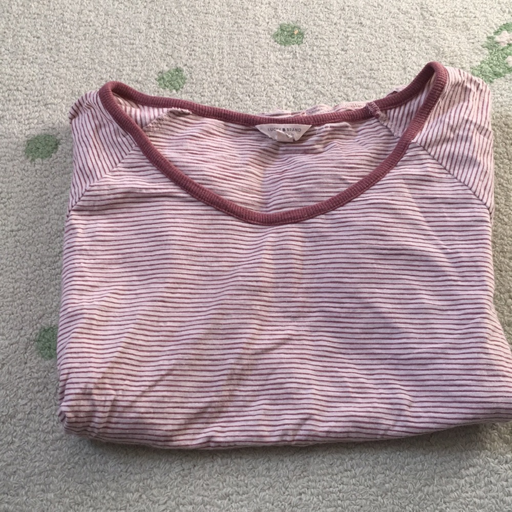 Stripped lucky brand tee